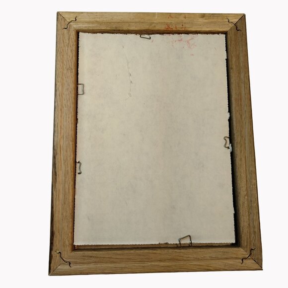 Golden State Picture Frame Company 5x7 Solid Wood Wall Full Strength Glass USA - Picture 5 of 6